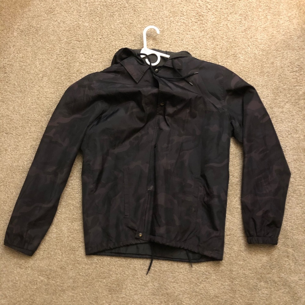 Black camouflage blazer